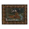 Vintage Lion Family Kilim Rug - Animal Garden Kilim | Area Rug in Rugs by Vintage Pillows Store. Item composed of cotton