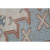 Vintage Oversize Gray Turkish Oushak Rug 5'8" X 7'5" | Area Rug in Rugs by Vintage Pillows Store. Item made of cotton with fiber