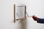 Folding Wall Shelf | Fläpps Shelf 40x40-1 | Bookshelf, Plant Shelf, Birch Plywood, White | Shelving in Storage by AMBIVALENZ