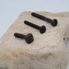 Rustic Hand Forged Iron Cabinet Pull Handle Hardware | Hardware by Element Hand Forged Hardware. Item composed of steel in rustic style