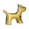 Gold Miniature Dog Sculpture | Sculptures by YENNY COCQ