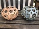 Openwork Orb Vessel | Ornament in Decorative Objects by Lynne Meade. Item made of stoneware