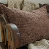 Chocolate Wild Silk Lumbar 17x26 | Pillows by Vantage Design
