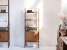 Storage, Bookshelf with Drawers, Customise Design Wooden | Book Case in Storage by Plywood Project. Item made of oak wood works with minimalism & mid century modern style
