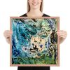 Framed Paper Print - Tectonic - Fluid Abstract Geologic Art | Work by Eman's Gallery