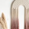 Arched Textile Artwork - ROSE | Wall Hangings by Rianne Aarts / Teddy and Wool Studio