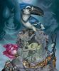 "The Knocking Bird" Canvas Edition | Prints in Paintings by Greg "CRAOLA" Simkins