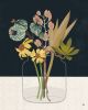 Crystal Floral | Prints by Birdsong Prints. Item made of paper