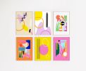 Set of 6 Art Print Bundle | Prints by Britny Lizet. Item composed of paper compatible with boho and contemporary style