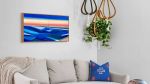 Rise - 20x40 Geometric Abstract Painting | Shilo Ratner | Oil And Acrylic Painting in Paintings by Shilo Ratner