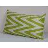 Yellow Cotton Ikat Pillow Cover, Traditional Handwoven Ikat | Cushion in Pillows by Vintage Pillows Store