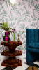 Cannabis IVI Green on Pink - Large Wallpaper Print | Wall Treatments by Sean Martorana