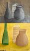 Skins - Original Oil Painting - Dyptich Still Life Vessels | Oil And Acrylic Painting in Paintings by Eman's Gallery