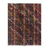 Colorful Turkish Kilim Rug With Tulu Pattern 3'12'' X 4'10'' | Area Rug in Rugs by Vintage Pillows Store