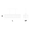 Alan Mizrahi IQ2079 Crek Rectangular | Chandeliers by Alan Mizrahi Lighting Design