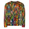 Unisex Sweatshirt - Organic Life - Colorful Geometric Art | Work by Eman's Gallery