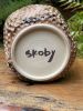 H: 7" w: 6" | Vase in Vases & Vessels by SKOBY JOE CERAMICS. Item composed of stoneware