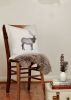 "Lone Elk" Velvet Decorative Pillow 20x20 | Pillows by Vantage Design