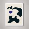 Modern Abstract print with colorful cut-out biomorphic shape | Prints by Capricorn Press. Item made of paper works with boho & minimalism style