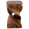 Haussmann® Wood Rectangular Double Twist 12 in x 14 in x 23 | End Table in Tables by Haussmann®