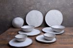 Classic Matte White Leaf - dinner set (16 or 32-piece) | Bowl in Dinnerware by Laima Ceramics. Item composed of stoneware