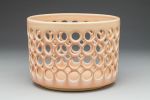 Cylindrical Lace Bowl Small | Decorative Bowl in Decorative Objects by Lynne Meade. Item made of stoneware