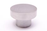 Dot 50 Brushed Stainless Steel Knob | Hardware by Windborne Studios. Item composed of steel