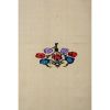 Aubusson Design Kilim Rug With Floral Design 4'7'' X 7' | Area Rug in Rugs by Vintage Pillows Store. Item composed of cotton & fiber
