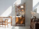 Mid Century Modern, Modular wall shelving | Book Case in Storage by Plywood Project. Item made of oak wood compatible with minimalism and mid century modern style