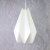 Prisma Pendant L- modern, Scandinavian, geometric | Pendants by Studio Pleat. Item composed of paper in minimalism or mid century modern style