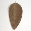 Set of Giant Leaf in Sand | Macrame Wall Hanging in Wall Hangings by YASHI DESIGNS by Bharti Trivedi
