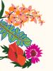 Colorful Floral wall art, Bright colors uplifting fun modern | Prints by Capricorn Press. Item made of paper works with boho & minimalism style