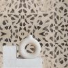 Santa Fe - Cream | Wallpaper in Wall Treatments by Brenda Houston. Item made of fabric with paper