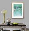 Lotus Garden | Watercolor Painting in Paintings by Brazen Edwards Artist. Item made of canvas with paper