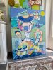 I Left My Belly on the Shore | Original Acrylic Painting | Oil And Acrylic Painting in Paintings by Aleea Jaques ,