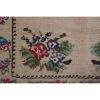 Handwoven Floral Needlepoint Embroided Kilim Rug - Turkish | Area Rug in Rugs by Vintage Pillows Store. Item composed of wool and fiber