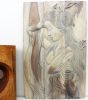 Haussmann® Wood Phuying (Woman) 24 x 36 in H Agate Grey | Engraving in Art & Wall Decor by Haussmann®