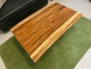 MonkeyPod Live Edge Coffee Table | Tables by Carlberg Design. Item composed of wood in minimalism or country & farmhouse style
