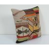 20" x 20" Hand Embroidery Cushion Cover | Sham in Linens & Bedding by Vintage Pillows Store. Item composed of cotton & fiber