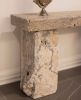 Narrow Console Table. Console Table. Marble Console Table. | Tables by HamamDecor LLC. Item made of marble works with minimalism & contemporary style