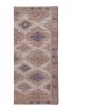 Vintage Taupe Turkish Jajim Kilim Rug 4'10'' X 6'8'' | Area Rug in Rugs by Vintage Pillows Store. Item made of fabric with fiber