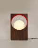 Gemma Round | Red Accent | Pendants by La Loupe