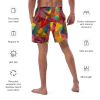 Men's Trunks - In The Wine Glass - Geometric Abstract | Work by Eman's Gallery