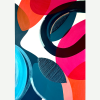 Spring sunset #4 | Mixed Media in Paintings by Laura Dujoncquoy