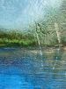 Spring Time Shores | Mixed Media by Susan Wallis. Item in contemporary or modern style