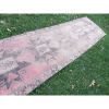 Distressed Traditional Oushak Runner With Brillant Colors | Runner Rug in Rugs by Vintage Pillows Store. Item made of cotton