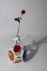 Sacred Bull - Stained Glass Vessel | Sculptures by Shawn Button