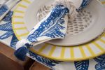 Costa blu Napkins | Linens & Bedding by OSLÉ HOME DECOR. Item made of fabric