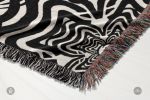 AEON - Abstract Jacquard Woven Blanket | Linens & Bedding by Sean Martorana. Item composed of cotton