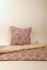 Amber Bloom Kalamkari Pillow | Pillows by Ninéh